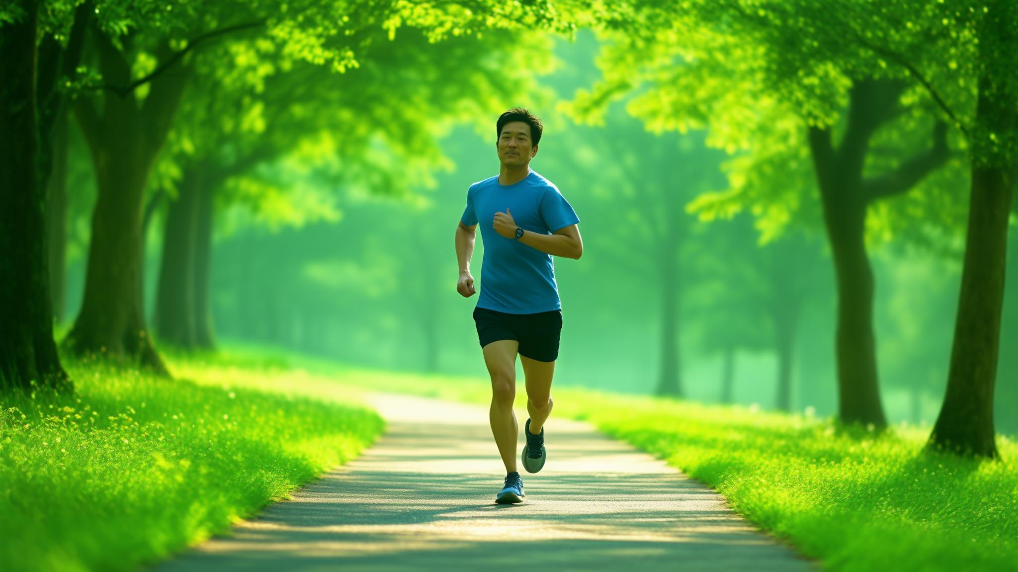 健康的な生活でEDを予防している男性のイメージ